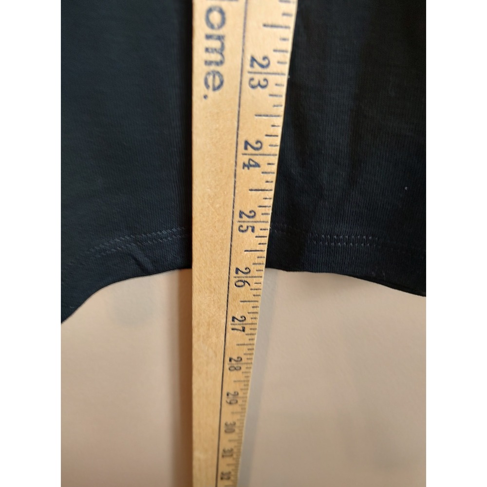 Talbots Womens Black Pima Cotton Short Tee Shirt Size L NWT - Picture 7 of 9